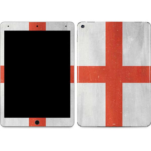 England Flag Distressed iPad Skins